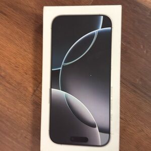 Iphone box perfect condition. iPhone 16 pro
